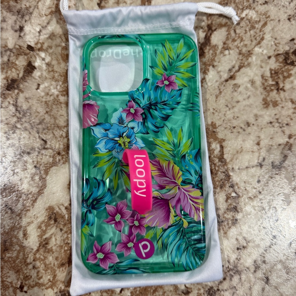 Loopy Sea Glass Floral iPhone 12/13 Pro Max Case